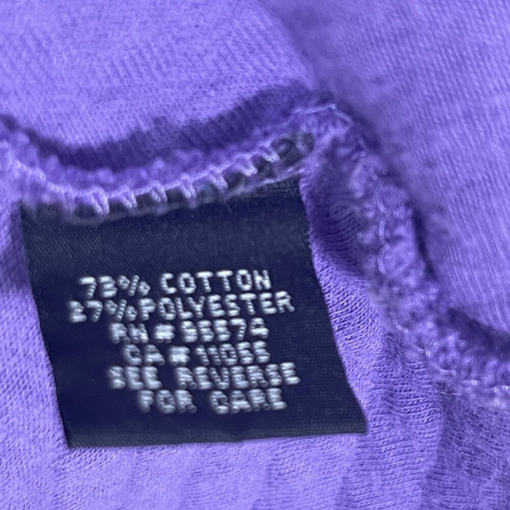 Itsu Size Small Quilted Zip-Up Jacket Purple Cotton Blend Lightweight  Pre-Owned - Picture 6 of 7